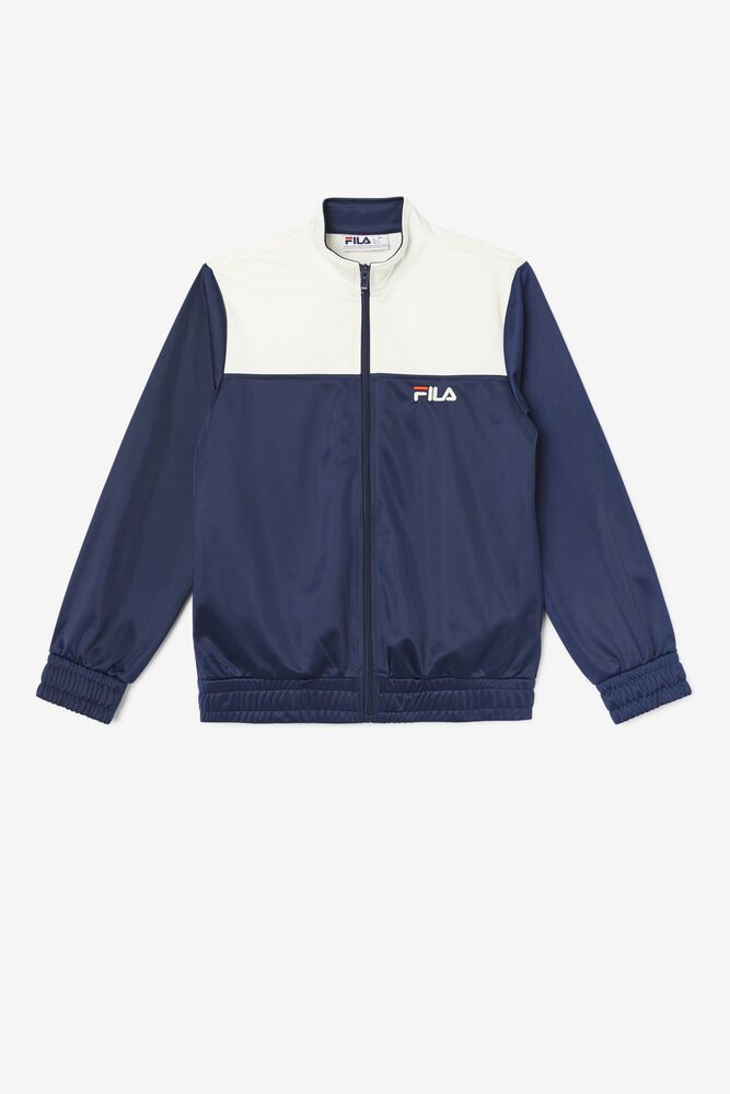 Fila Jacket Mckenna Track Womens Navy - India VEY-980563